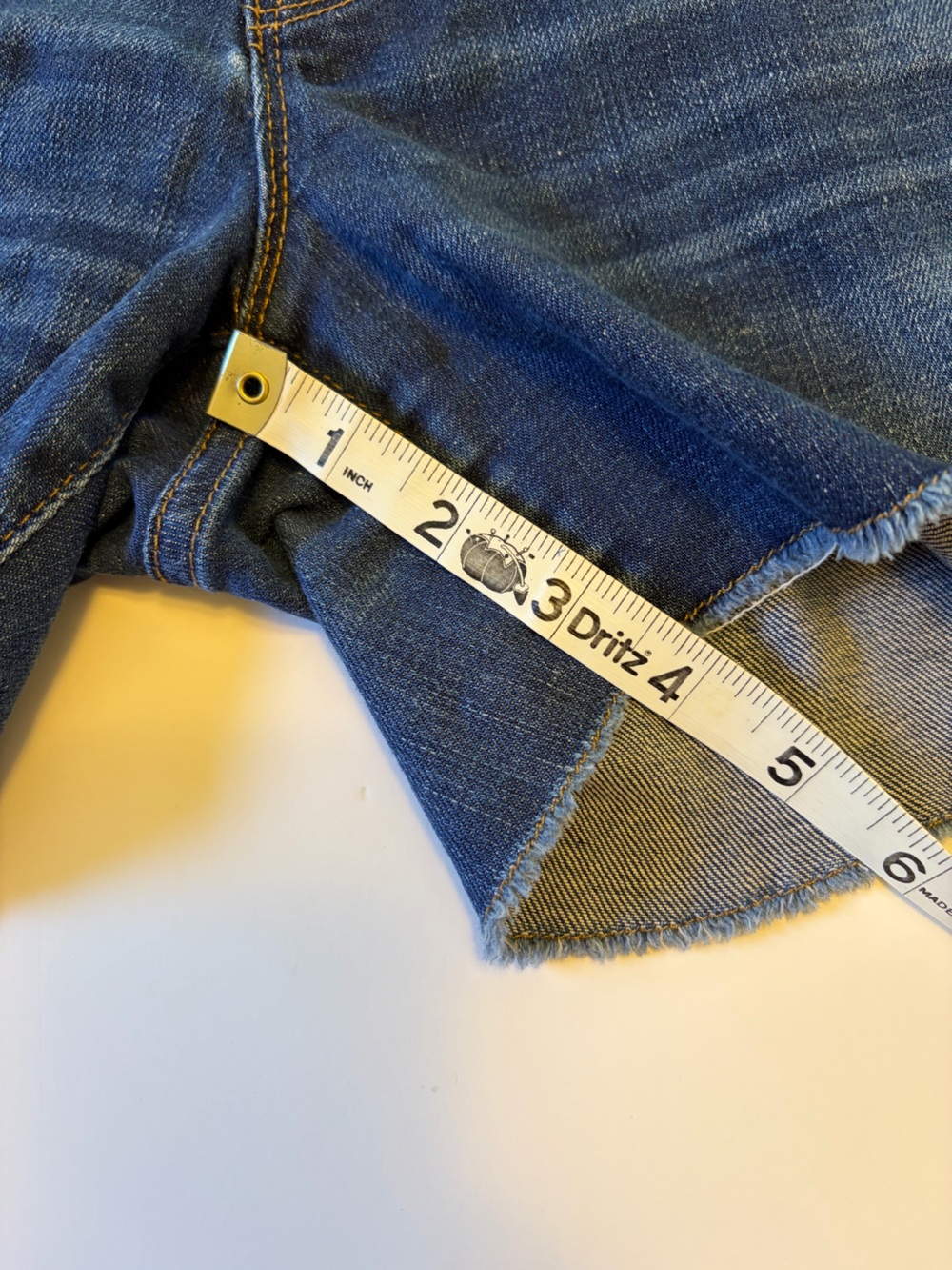 J. Crew Indigo Denim Cut Off Shorts 31 - Picture 5 of 7
